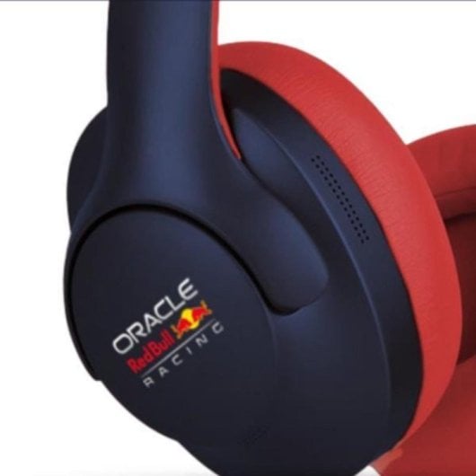 Auriculares Red Bull Aura inalámbricos Bluetooth Over-Ear con micrófono Azul/Rojo