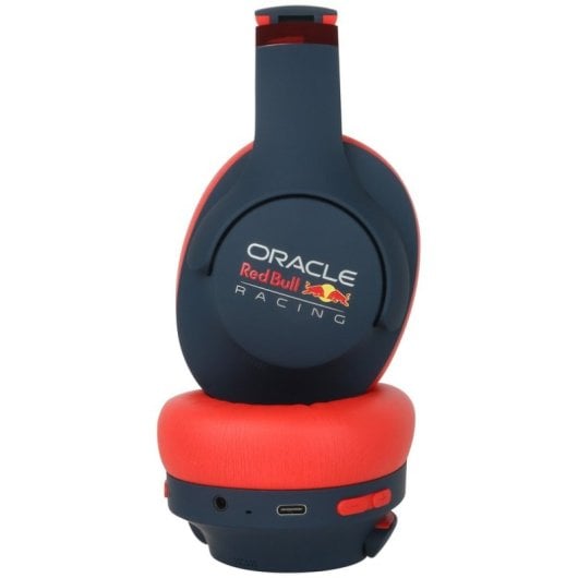 Kopfhörer Red Bull Aura kabellos Bluetooth Over-Ear mit Mikrofon Blau/Rot