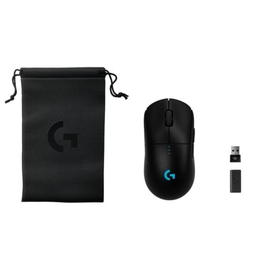 Ratón Logitech G Pro 2 Lightspeed inalámbrico 44000DPI Negro RGB Bluetooth funda dongle