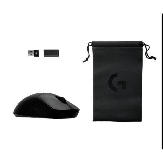 Ratón Logitech G Pro 2 Lightspeed inalámbrico 44000DPI Negro RGB Bluetooth funda dongle
