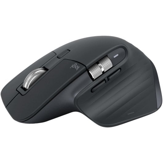 Ratón Logitech MX Master 3S Inalámbrico RF Bluetooth 8000 DPI Grafito Silencioso Ergonómico