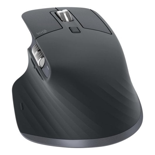 Ratón Logitech MX Master 3S Inalámbrico RF Bluetooth 8000 DPI Grafito Silencioso Ergonómico