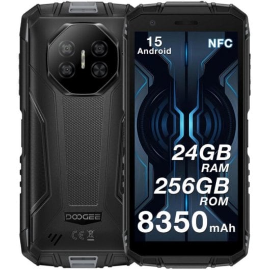 DOOGEE Fire 3 Ultra 8GB/256GB 5.5" 4G Dual SIM Bateria 8350mAh Android 15 Preto
