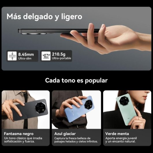Blackview Shark 6 8GB 128GB 6.88" FHD+ 120Hz 5G Dual SIM Cámara 16MP NFC Android 15 Negro