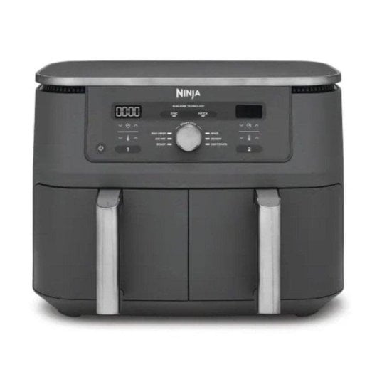 Heißluftfritteuse Ninja DZ400EU 9.5L 2470W Doppelfach Digitaldisplay