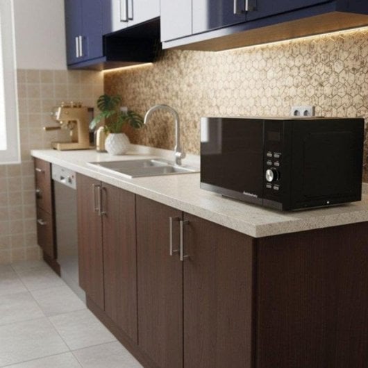 Friteuse sans Huile Melchioni Family Golia 23L 1700W Micro-ondes Grill Écran Tactile