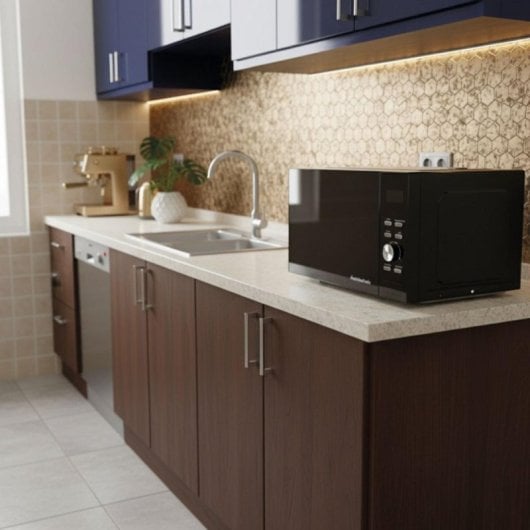 Freidora de aire Melchioni Family Golia 23L 1700W microondas y grill pantalla táctil