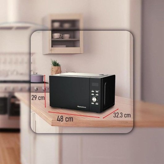 Fritadeira de Ar e Micro-ondas Melchioni Family Golia 23L 1700W grill e ecrã tátil