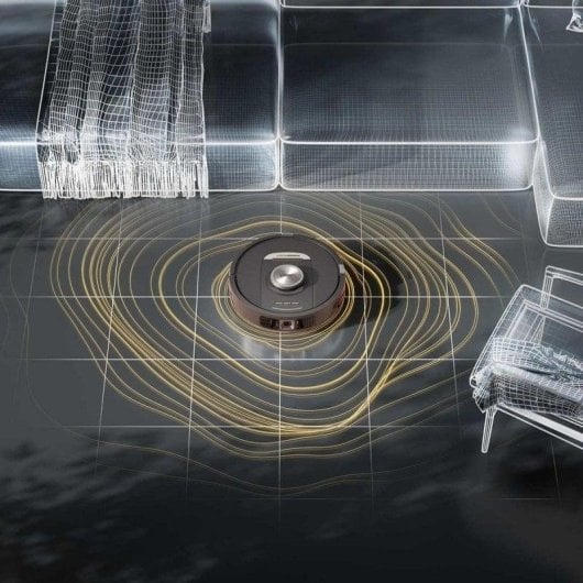 Saugroboter mit Wischfunktion Shark RV2800YEEU Mit Absaugstation Navigationsklasse LiDAR 650 W Mit Kamera Für Tierhaare