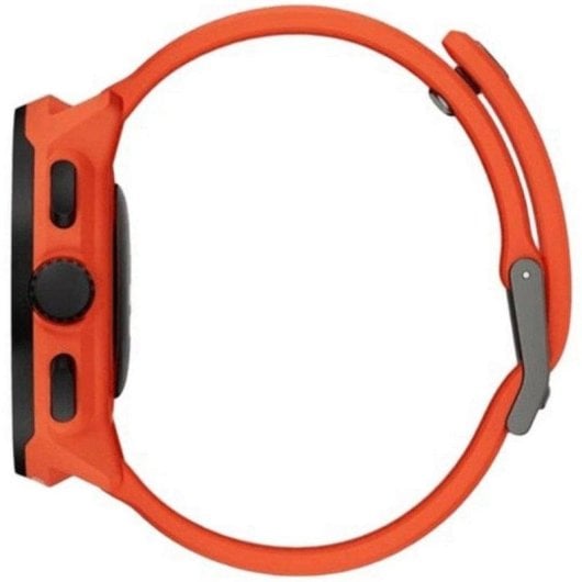 Suunto Run GPS Bluetooth 46mm AMOLED Boîtier Noir/Orange Bracelet Orange M Étanche 50m SpO2 Pulsomètre
