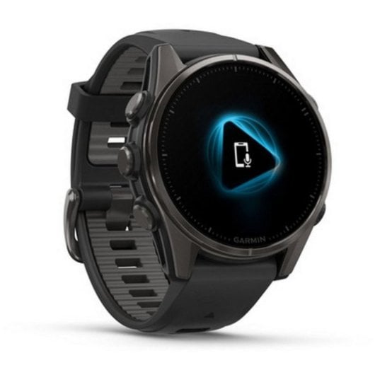 Garmin Fenix 8 Bluetooth GPS WiFi 43mm AMOLED Preto Resistente à água 10ATM SpO2