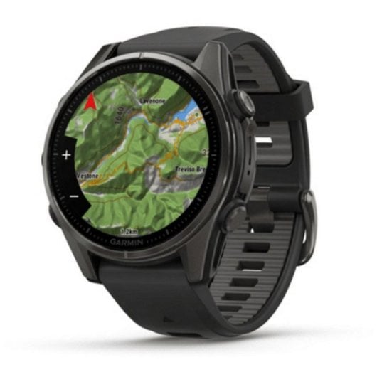 Garmin Fenix 8 Bluetooth GPS WiFi 43mm AMOLED Preto Resistente à água 10ATM SpO2