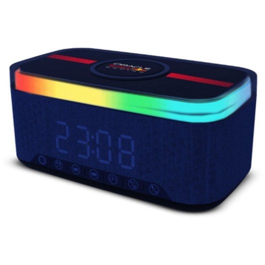 Altavoces Red Bull Inalámbricos Despertador Bluetooth 6W Radio LED Batería 1200mAh