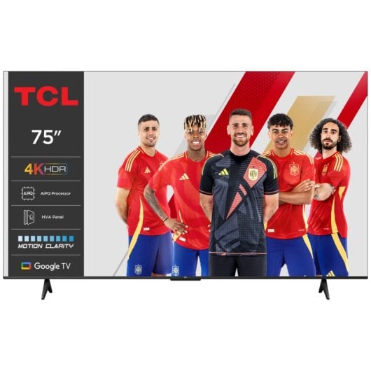 TCL LED 75P61K 75" 4K UltraHD Smart TV Google TV HDR10 Dolby Audio