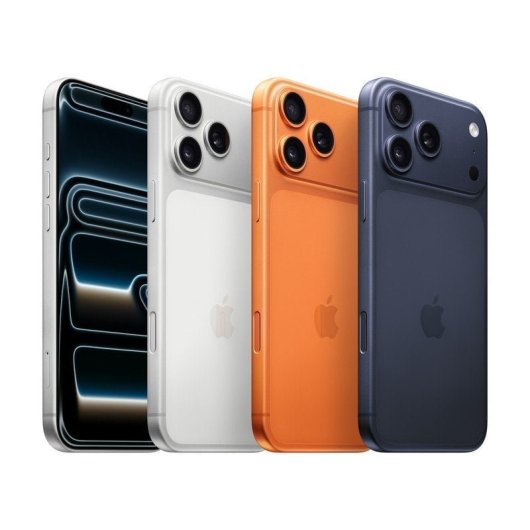 Apple iPhone 17 Pro Max 12 Go 2000 Go 6,9" OLED Super Retina XDR 5G Double SIM Caméra 48 MP iOS 26 Bleu