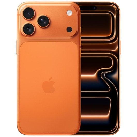 Apple iPhone 17 Pro Max 512GB 6.9" OLED 5G Dual SIM Cámara 48MP IP68 iOS 26 Naranja