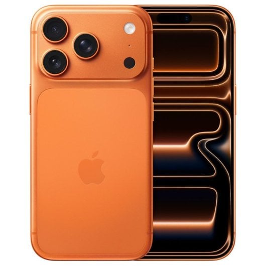 Apple iPhone 17 Pro 1TB 6.3" OLED Super Retina XDR 5G Dual SIM Cámara 48MP iOS 26 Naranja