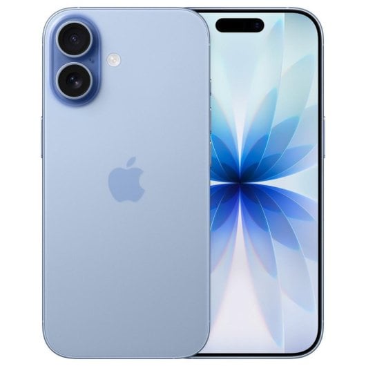 Apple iPhone 17 8 Go 512 Go 6,3" OLED Super Retina XDR 120 Hz 5G Double SIM Appareil photo 48 MP iOS 26 Bleu