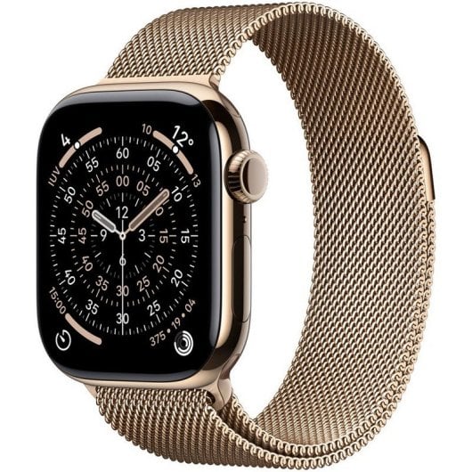 Apple Watch Series 11 GPS 5G NFC 42mm OLED Titanio Oro Resistente all'acqua IP6X SpO2