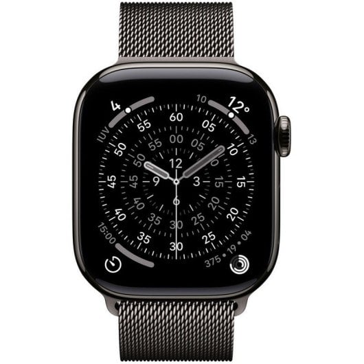 Apple Watch Series 11 GPS + Cellular 42mm OLED Titane Poussière Résistance IP6X SpO2 Cardio SOS