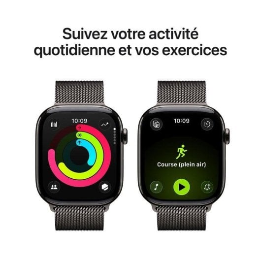 Apple Watch Series 11 GPS 5G NFC 42mm Retina OLED Titan Pizarra SpO2 Pulsuhr IP6X