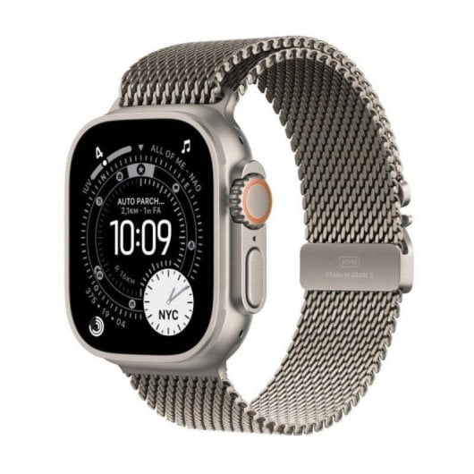 Apple Watch Ultra 3 GPS + Cellular 49mm Retina OLED Titane M Étanche 10ATM IP6X SpO2 ECG