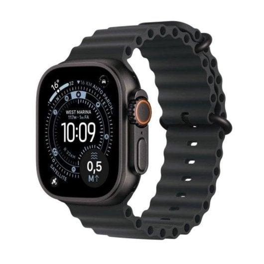 Apple Watch Ultra 3 GPS Cellular 49mm Retina OLED Titane Noir Étanche IP6X SpO2 SOS