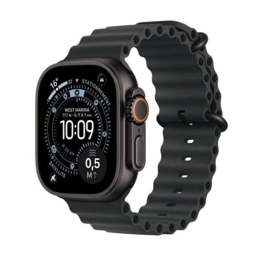 Apple Watch Ultra 3 GPS Cellular 49mm Retina OLED Titane Noir Étanche IP6X SpO2 SOS