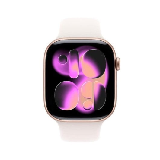 Apple Watch Series 11 GPS + Cellular 46mm OLED Rose Gold M/L IP6X SpO2 Pulsmesser