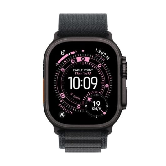 Apple Watch Ultra 3 GPS + Cellular 49mm OLED Titanio Nero L Resistenza Acqua IP6X 100m SpO2 Pulsometro SOS