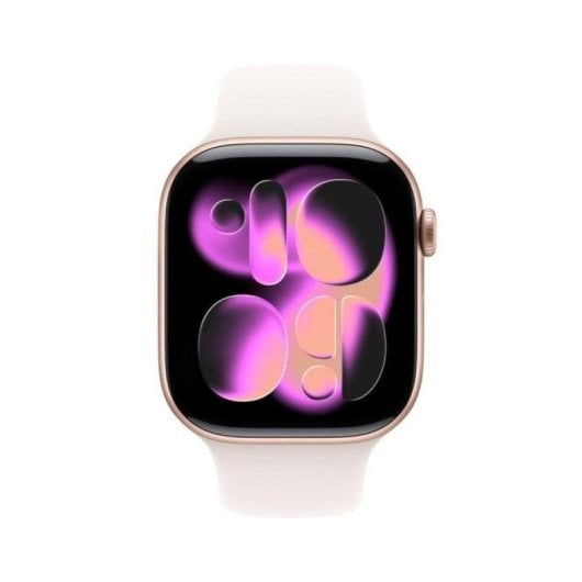 Apple Watch Series 11 GPS + Cellular 46mm OLED Rosegold S/M IP6X SpO2 Pulsmesser Schlaf SOS