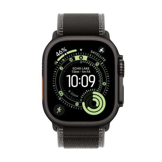 Apple Watch Ultra 3 GPS Cellular 49mm OLED Titanio Nero M/L Resistente all'Acqua IP6X 10ATM SpO2
