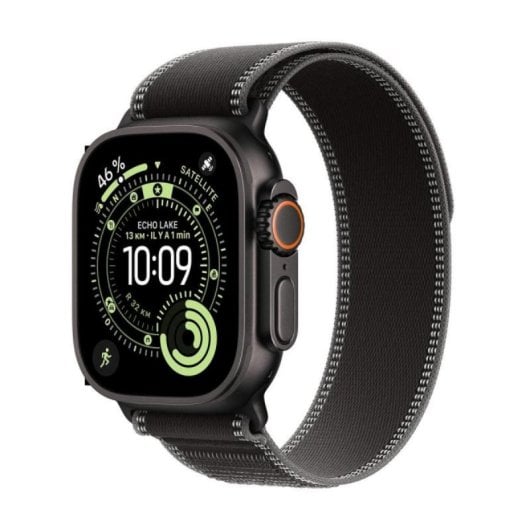 Apple Watch Ultra 3 GPS Cellular 49mm OLED Titanio Nero M/L Resistente all'Acqua IP6X 10ATM SpO2