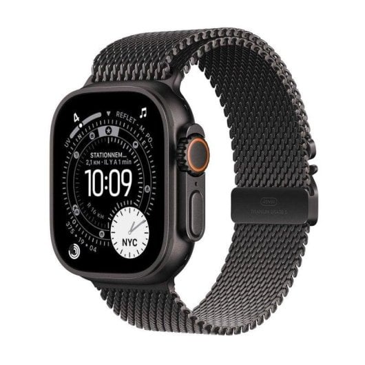 Apple Watch Ultra 3 GPS + Cellular 49mm Retina OLED Titanio Nero S Resistenza Acqua IP6X