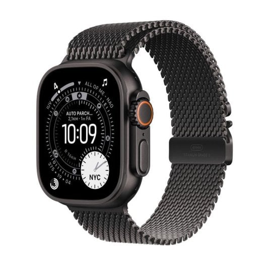 Apple Watch Ultra 3 GPS + Cellular 49mm Retina OLED Titanio Nero S Resistenza Acqua IP6X
