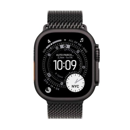 Apple Watch Ultra 3 GPS Cellular 49mm OLED Titane Noir M Étanche 10ATM IP6X