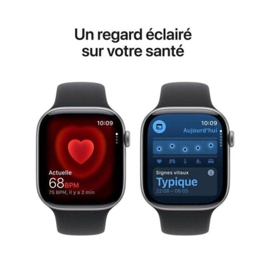Apple Watch Series 11 GPS + Cellular 5G NFC 46mm OLED Retina Grigio Sidereal Nero S/M IP6X SpO2 Pulsometro