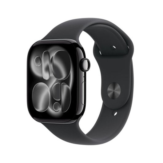 Montre Connectée Apple Watch Series 11 GPS + Cellular 46mm OLED Noir S/M IP6X SpO2 Pulsomètre Suivi du sommeil SOS
