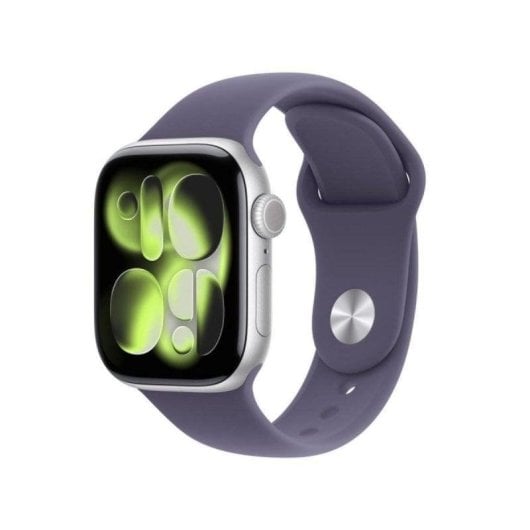 Apple Watch Series 11 GPS Cellular 5G 42mm Retina OLED Argent Violet M/L IP6X SpO2 ECG