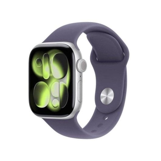 Apple Watch Series 11 GPS Cellular 5G 42mm Retina OLED Argent Violet M/L IP6X SpO2 ECG
