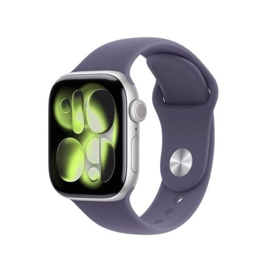 Apple Watch Series 11 GPS Cellular 5G 42mm Retina OLED Argent Violet M/L IP6X SpO2 ECG