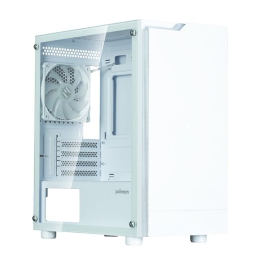 Caja Zalman T4 Plus Matx 1xvent 120mm Argb 2xusb 3.0 Blanco Sin Fuente