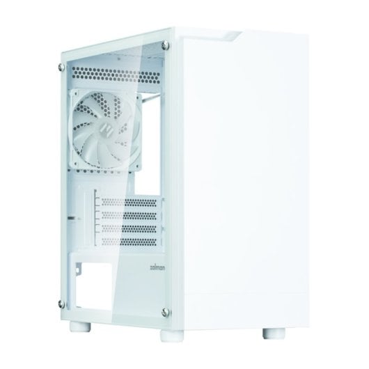 Caja Zalman T4 Plus Matx 1xvent 120mm Argb 2xusb 3.0 Blanco Sin Fuente