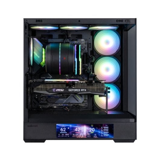 Zalman P40 Ds Atx Box 4xvent 120mm Argb 2xusb 3.0 Nero Senza Alimentatore