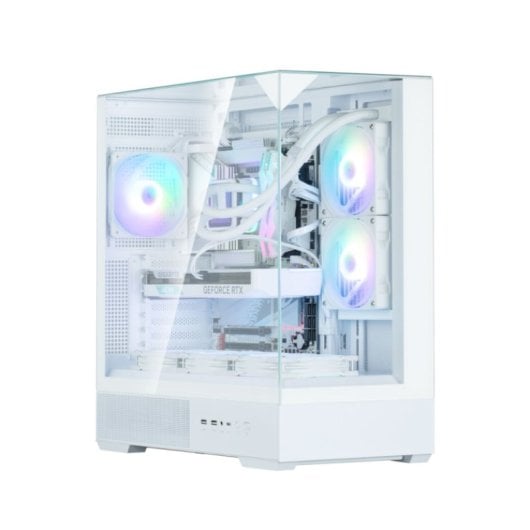 Zalman P40 Prism Atx Box 3xvent 120mm Argb 2xusb 3.0 Bianco Senza Alimentatore