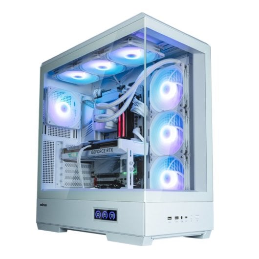 Zalman P50 Ds Atx Box 4xvent 120mm Argb 2xusb 3.0 Bianco Senza Sorgente