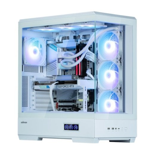 Zalman P50 Ds Atx Box 4xvent 120mm Argb 2xusb 3.0 Bianco Senza Sorgente