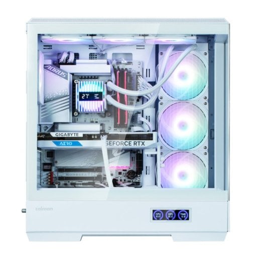 Zalman P50 Ds Atx Box 4xvent 120mm Argb 2xusb 3.0 Bianco Senza Sorgente