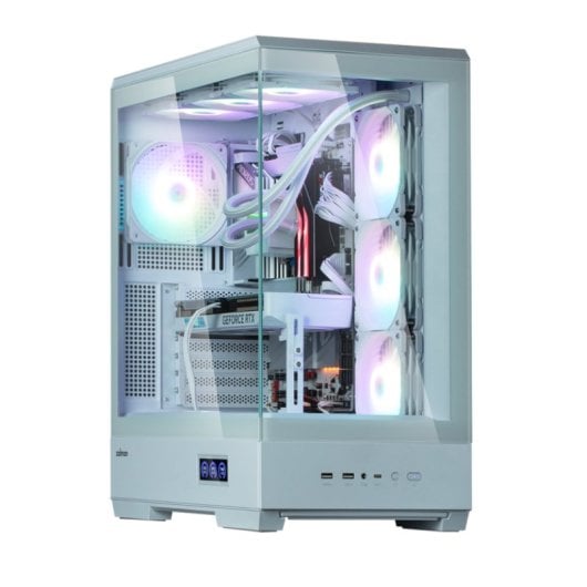 Zalman P50 Ds Atx Box 4xvent 120mm Argb 2xusb 3.0 Bianco Senza Sorgente