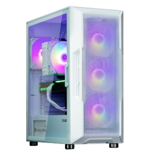 Zalman I3 Neo Argb Atx Box 4xvent 120mm 2xusb 3.0 Bianco Senza Alimentatore